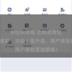 Bitpie转账 比特派钱包最新版本更新：功能全面升级，用户体验更加顺畅！