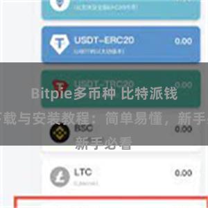 Bitpie多币种 比特派钱包下载与安装教程：简单易懂，新手必看