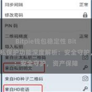 Bitpie钱包稳定性 Bitpie钱包隐私保护功能深度解析：安全守护，资产保障