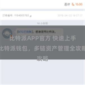 比特派APP官方 快速上手比特派钱包，多链资产管理全攻略