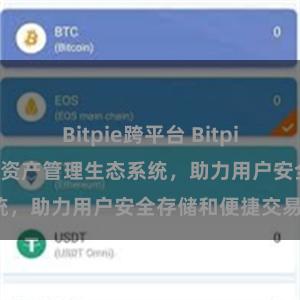 Bitpie跨平台 Bitpie钱包：打造数字资产管理生态系统，助力用户安全存储和便捷交易。