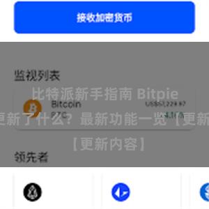 比特派新手指南 Bitpie钱包更新了什么？最新功能一览【更新内容】