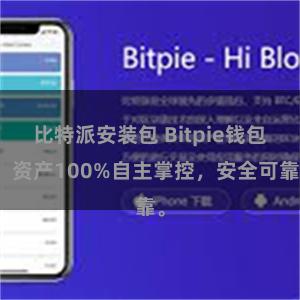 比特派安装包 Bitpie钱包：资产100%自主掌控，安全可靠。