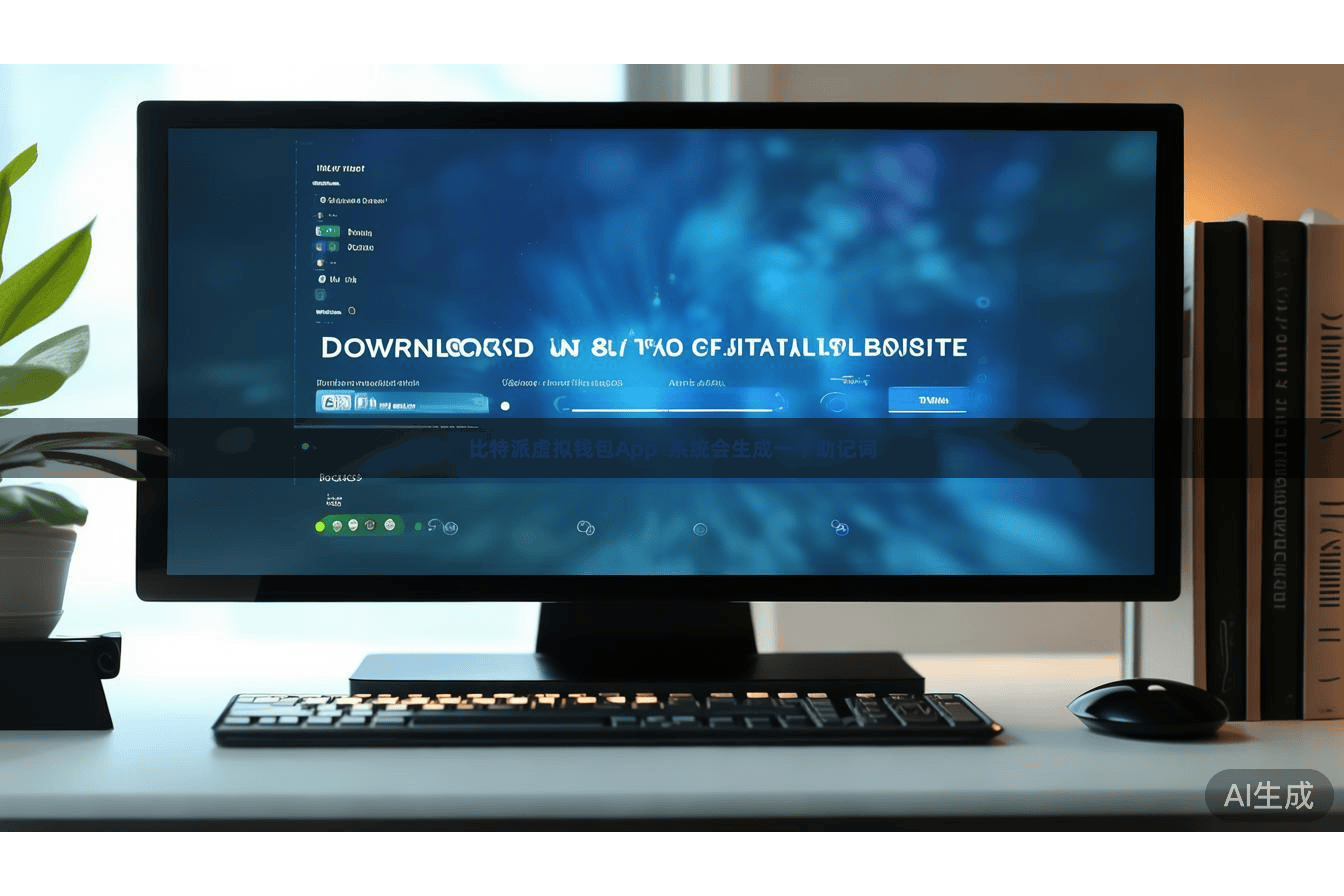 比特派虚拟钱包App  系统会生成一个助记词